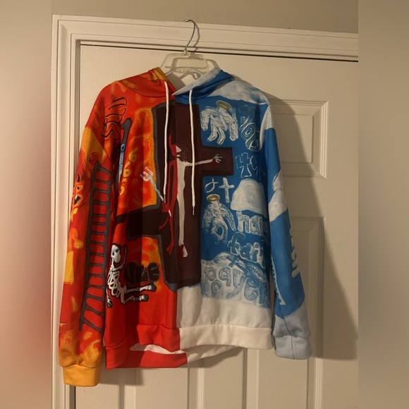 Heaven 😇or Hell👹 hoodie size M - Picture 12 of 13